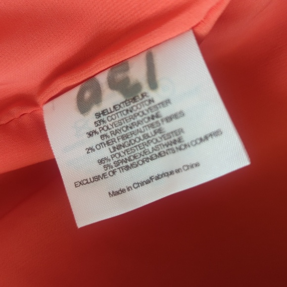 Tory Burch Orange-CreamTweed Pencil Skirt with Metallic Thread Detail - Picture 5 of 7